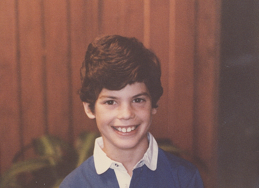 Shawn Tyler as a child