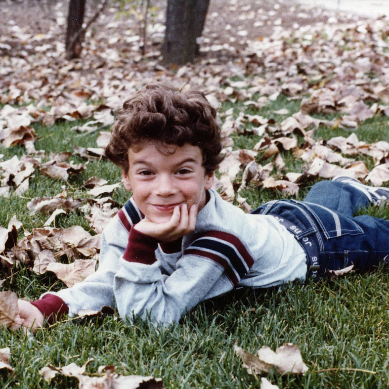 Evan Tyler as a child